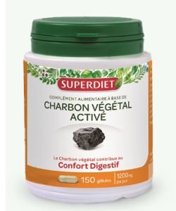 Activated charcoal, 150 capsules